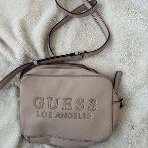 GUESS Los Angeles Beige Crossbody Bag